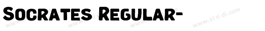 Socrates Regular字体转换